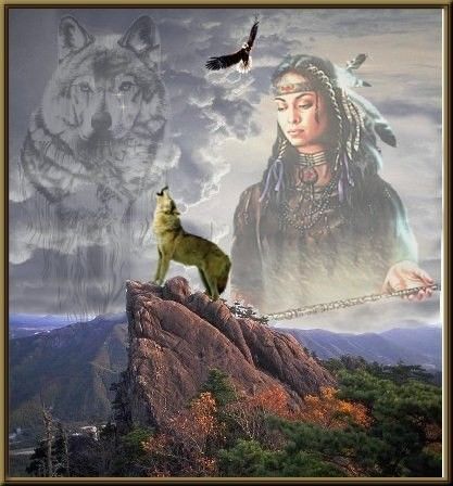 Native american indian dream catcher