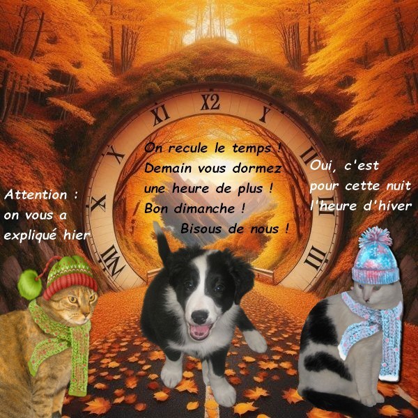 RAPPEL IMPORTANT DE HIER POUR CETTE NUIT !