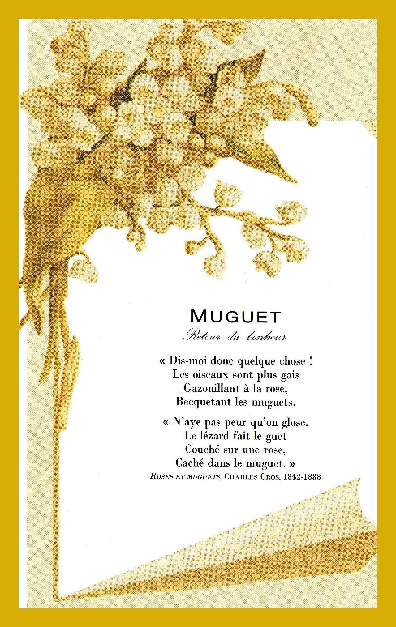 paroles de francis lemarque le temps du muguet