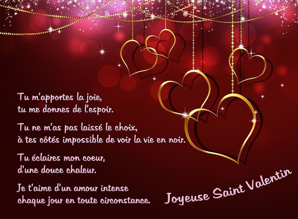 Beaux Messages D'amour Pour La Saint Valentin